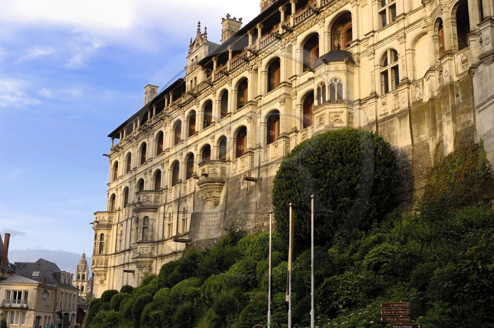 France, Loir-et-Cher (41), vallée de la Loire classée au Patrimoine Mondial de l'UNESCO, château de Blois, façade de l'aile François 1er