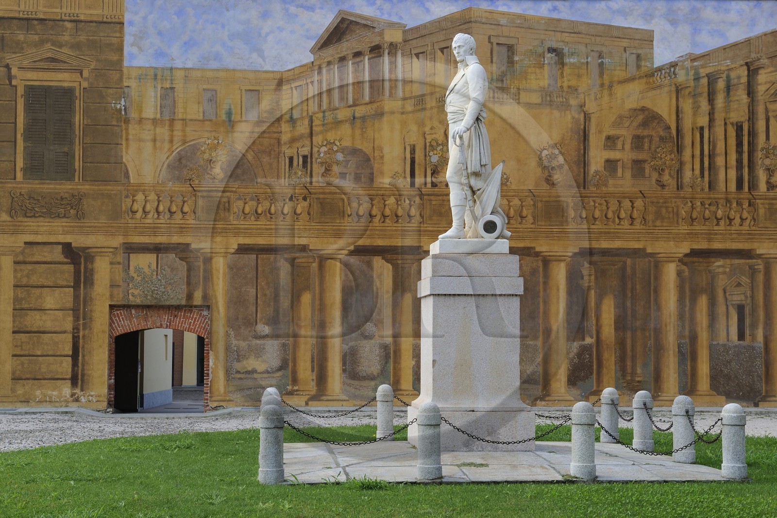 Italie, Piémont, Marengo Museum installé dans la Villa Delavo, la bataille de Marengo eut lieu le 14 juin 1800 près de la ville de Alessandria à 70 km au nord de Gênes entre les victorieuses forces françaises de Napoleon Bonaparte et l'armée autrichienne