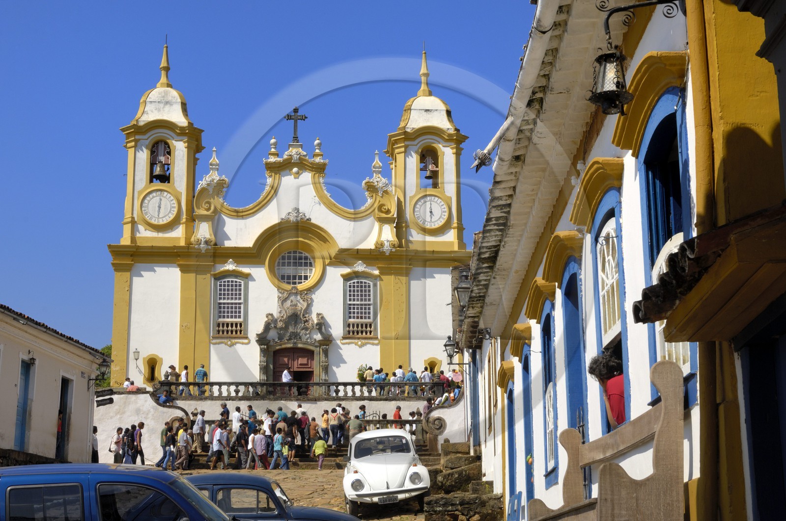 Brazil, Minas Gerais state, Tirandentes, Matriz de Santo Antonio, Santo Antonio church (Gold Route, Estrada Real)