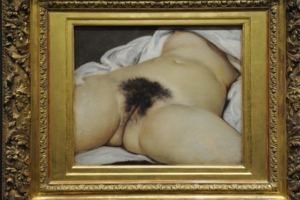 France, Paris (75), le musée d'Orsay, L'Origine du Monde 1866 de Gustave Courbet