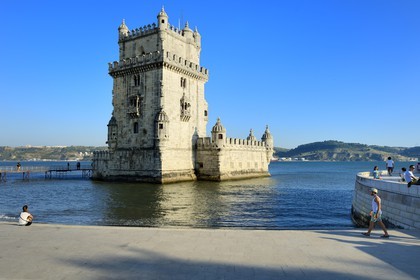 Portugal, Lisbonne, Bélem, Tour de Bélem (Torre de Bélem), classé Patrimoine Mondial de l'UNESCO