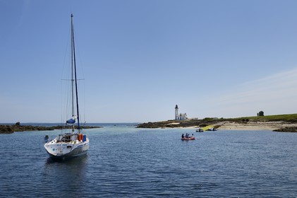 France, Finistère (29), La Foret Fouesnant, archipel des Glénan, Ile aux Moutons