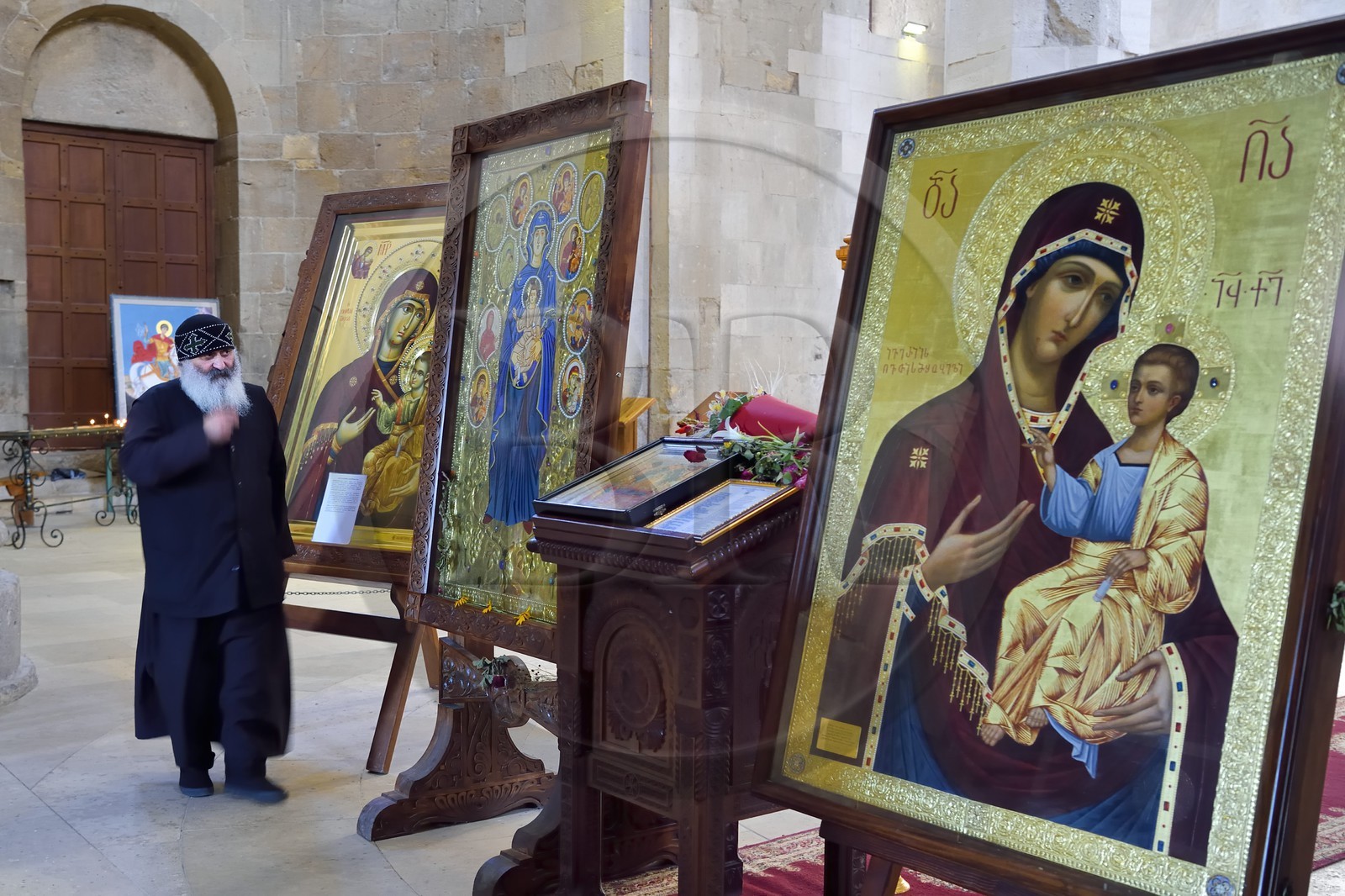 Géorgie, Iméréthie, Kutaissi, la Cathédrale de Bagrati, classée Patrimoine Mondial de l'UNESCO