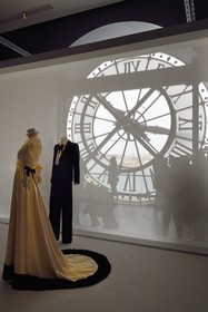 France, Paris, Orsay museum, the large east clock overlooking the Tuileries