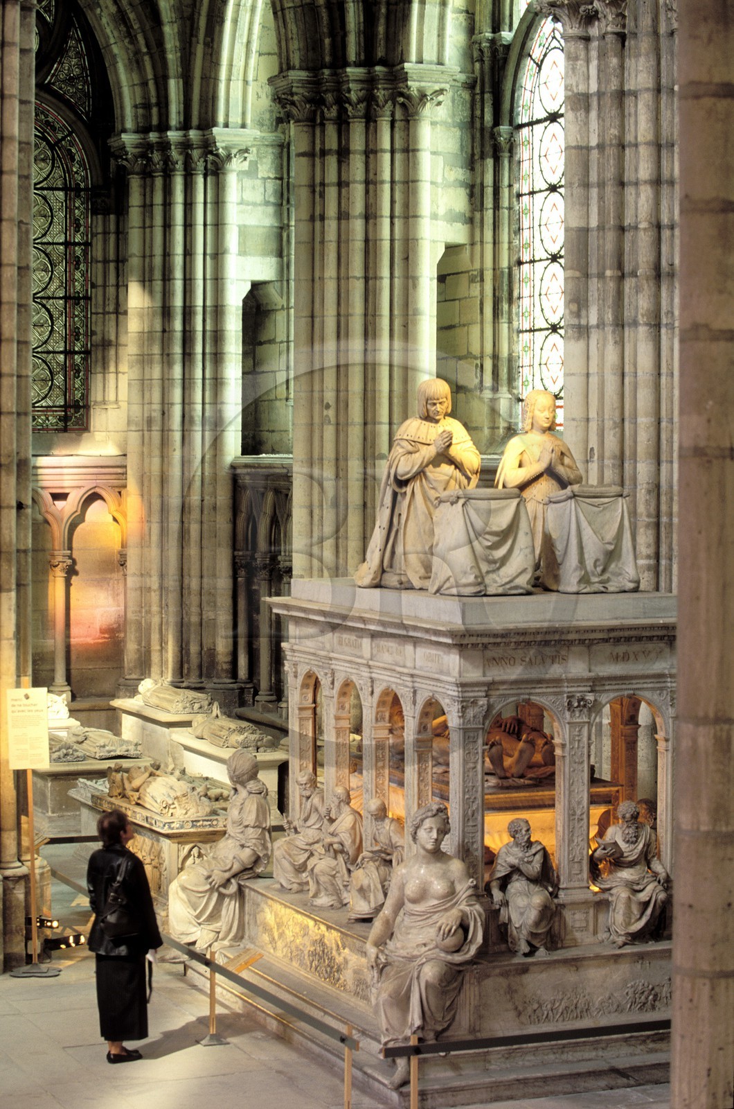 France, Seine Saint Denis, Saint Denis, basilica, Anna of Brittany and Louis XII's mausoleum
