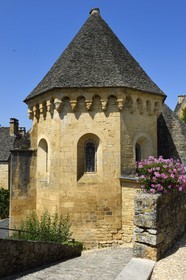 France, Dordogne (24), Périgord Noir, Saint-Geniès, l'église Notre-Dame de l'Assomption