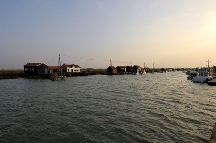 France, Charente-Maritime (17), bassin de Marennes-Oléron, La Tremblade, port de la grève