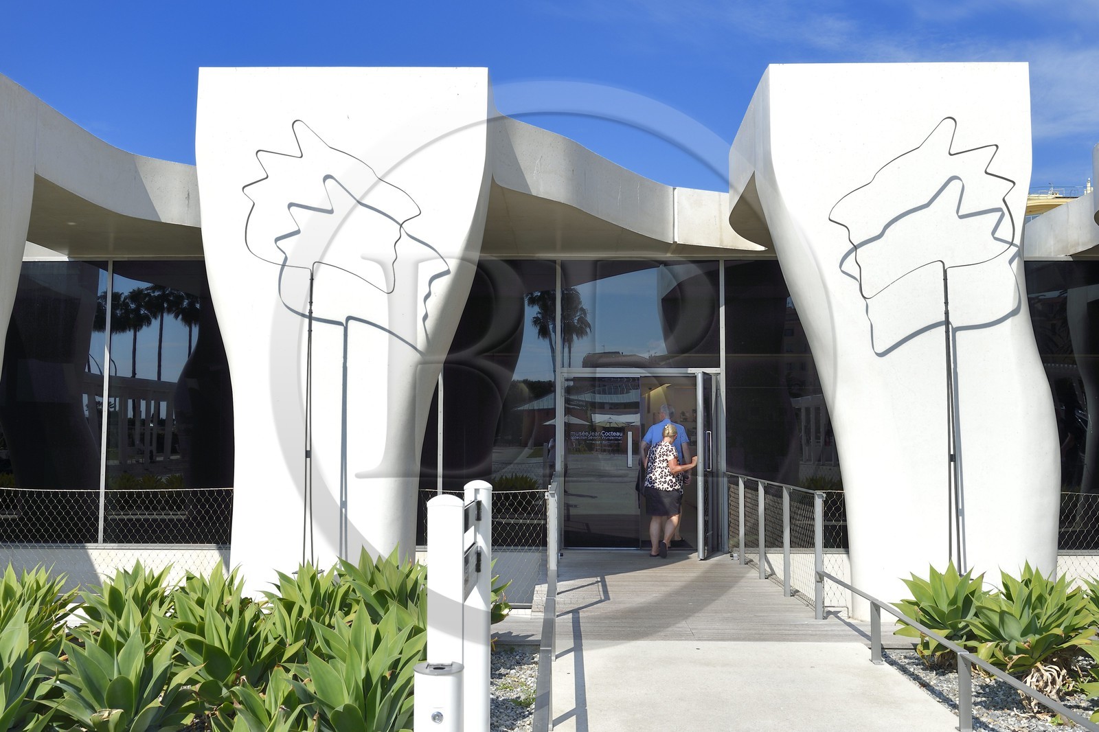France, Alpes-Maritimes (06), Menton, le musée Jean Cocteau construit en 2008 par l'architecte Rudy Ricciotti