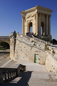 France, Hérault (34), Montpellier, le château d'eau sur la Promenade du Peyrou