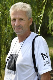 France, Dordogne, Perigord Blanc, Neuvic, Domaine Huso, production company of the Caviar de Neuvic, the stage manager Jean Salkazanov