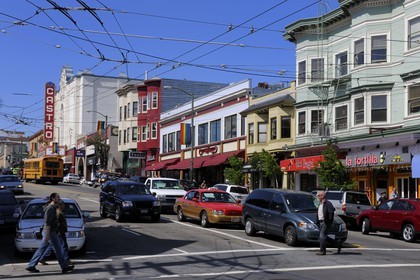 United States, California, San Francisco, Castro Street, main road of the Gay District