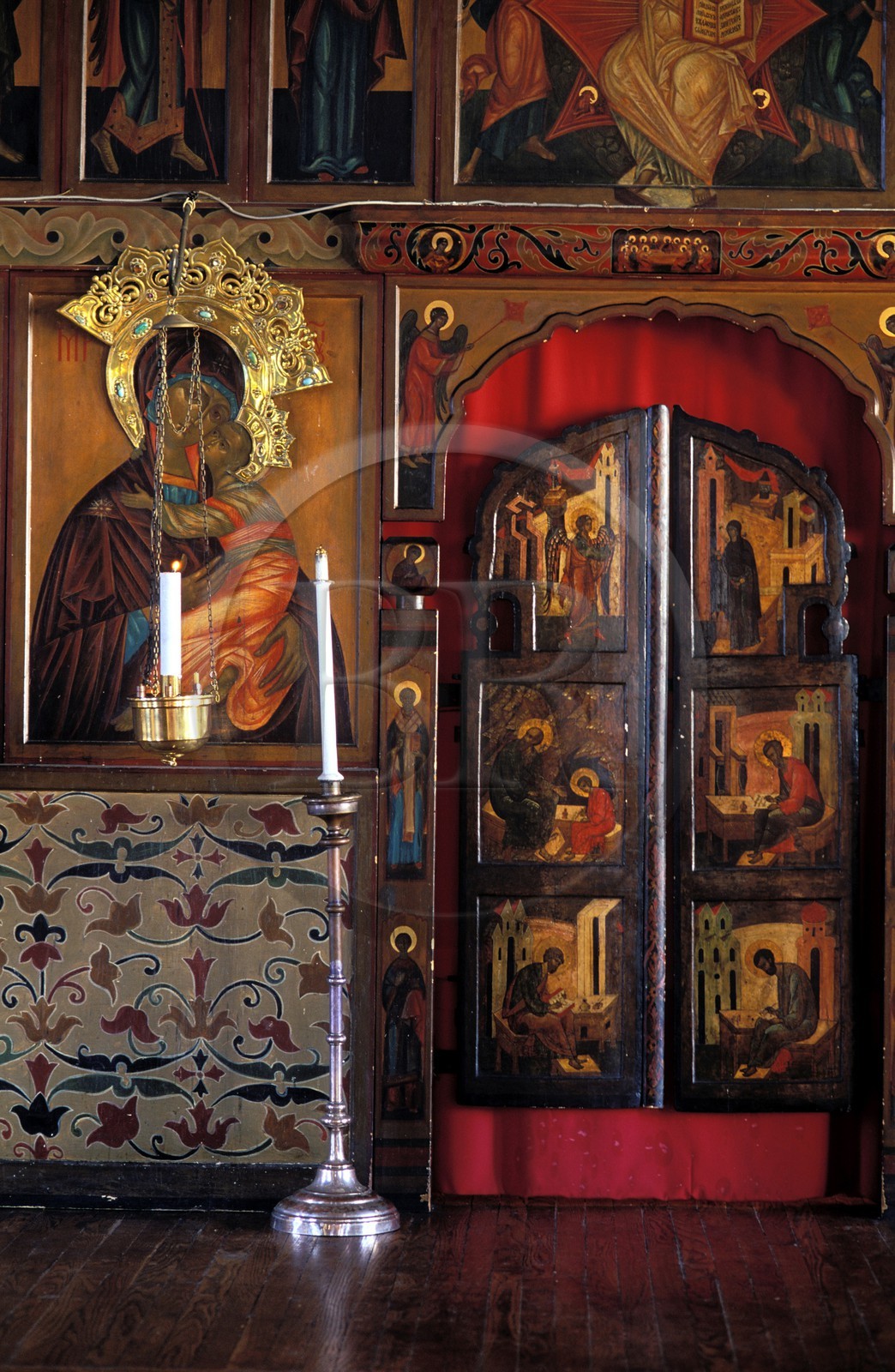 France, Paris 19ème (75), église orthodoxe russe Saint Serge rue de Crimée