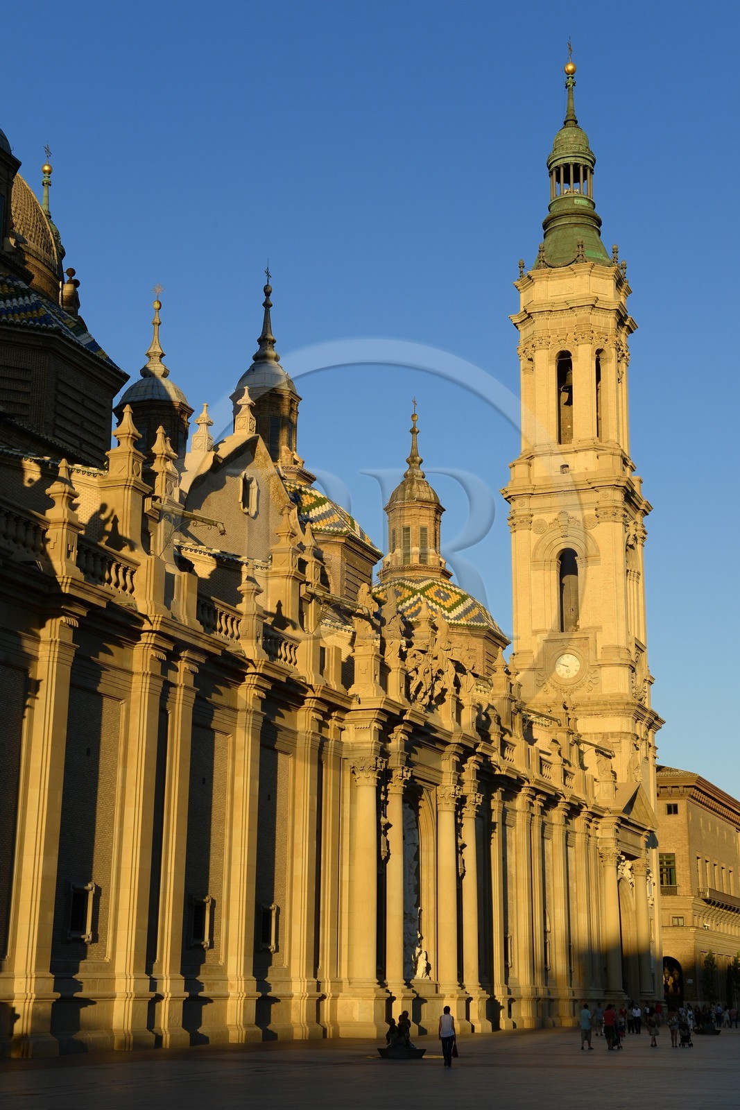 Espagne, Aragon, Saragosse, Plaza del Pilar, Basilique del Pilar (Notre-Dame du Pilier)