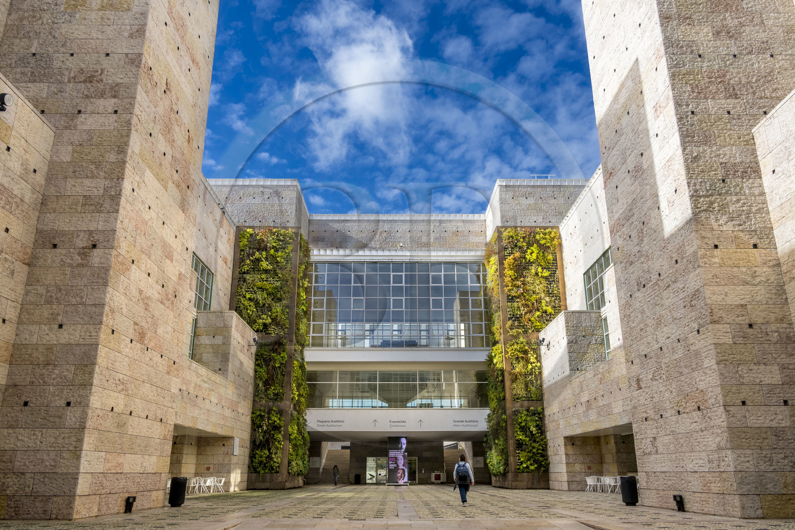 Portugal, Lisbonne, Bélem, le Centre Culturel de Belém MAC CCB des architectes Vittorio Gregotti et Manuel Salgado