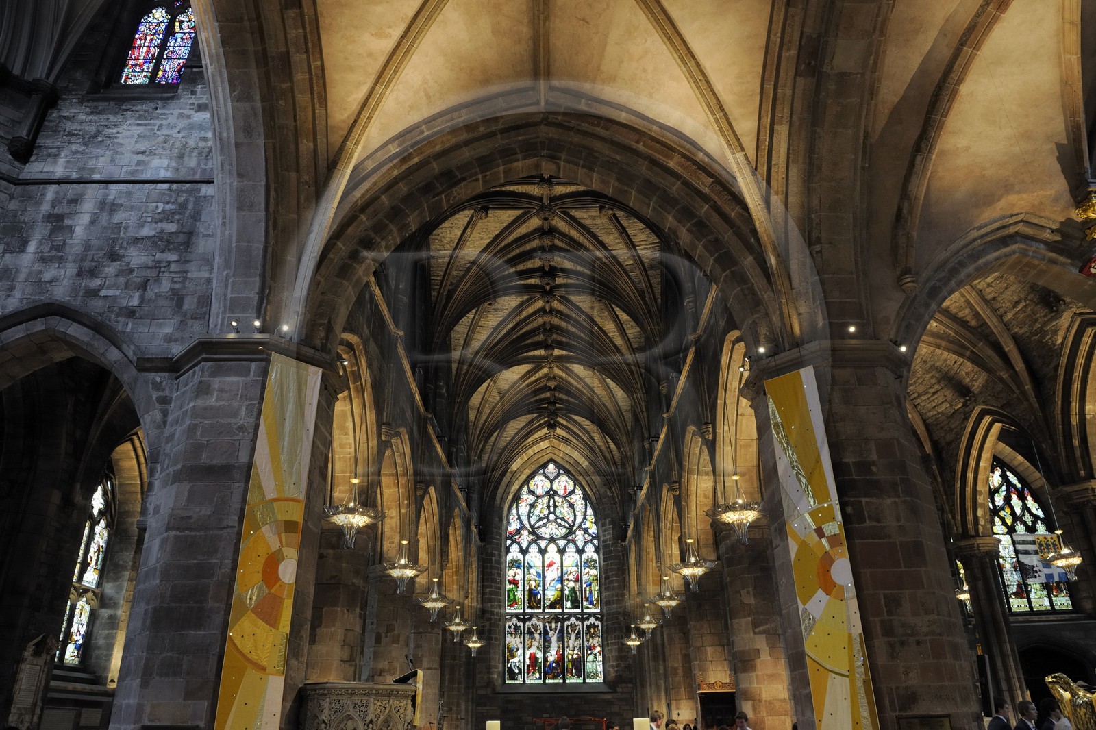 United Kingdom, Scotland, Edinburgh, listed as World Heritage by UNESCO, The Royal Mile, Saint Giles Cathedral