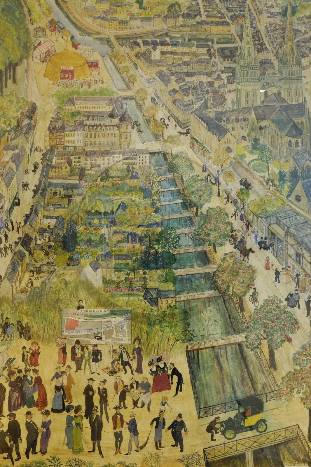 France, Finistère (29), Quimper, musée des Beaux Arts, le terrain bouche à balle