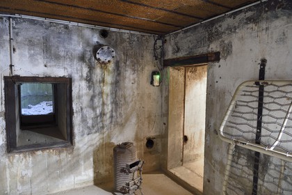 France, Calvados, Courseulles sur Mer, Juno Beach Centre, museum dedicated to Canada's role during the Second World War, inside a German observation bunker