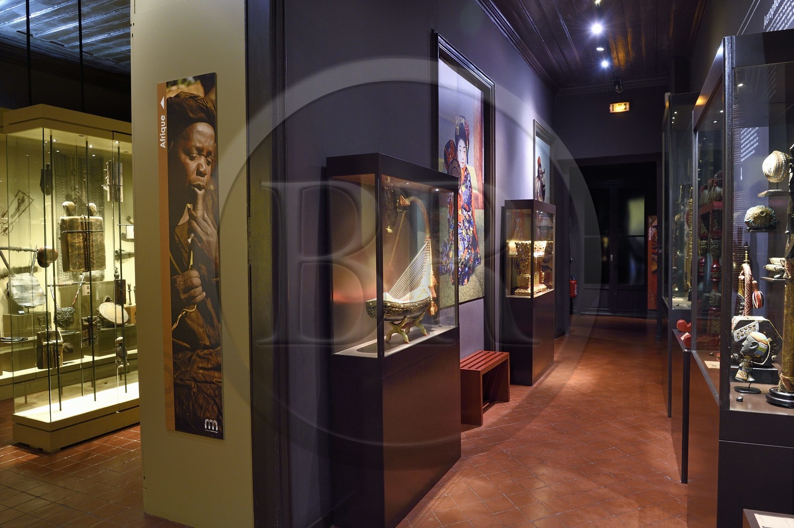 France, Ile de la Reunion, Cirque de Salazie, classé Patrimoine Mondial de l'UNESCO, Hell-Bourg, labellisé les Plus Beaux Villages de France, Musée des musiques et instruments de l'Océan Indien dans la Maison Morange