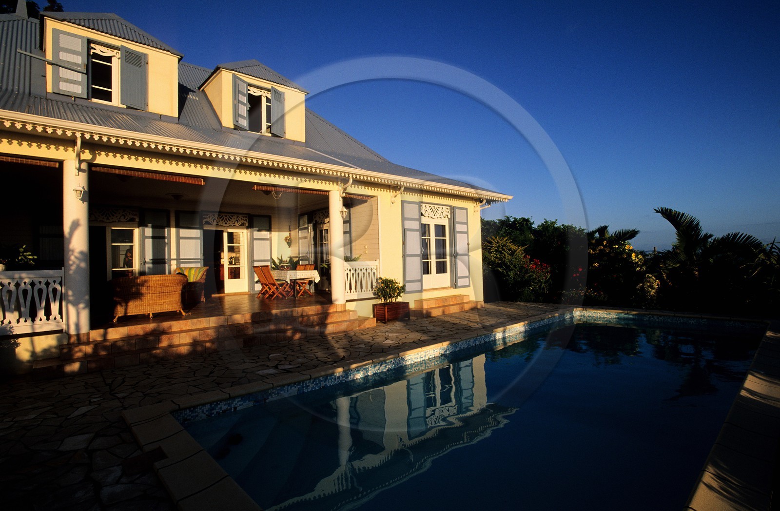 France, île de la Réunion, près de Saint-Pierre, grande Anse, la maison d'hôtes Veremer