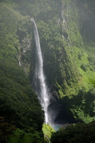 France, île de la Réunion, cirque de Salazie, classé Patrimoine Mondial de l'UNESCO, la cascade du trou de fer