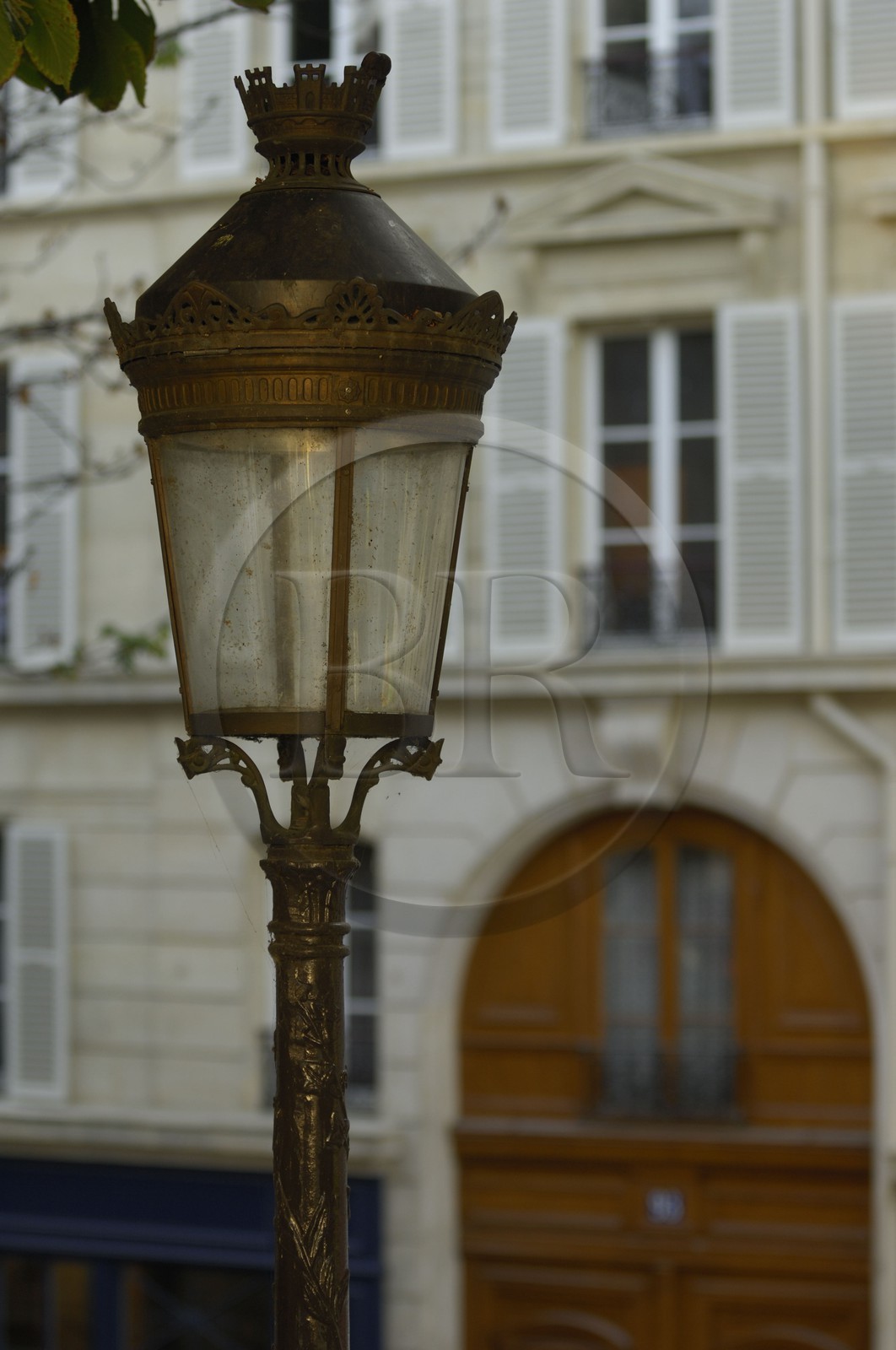 France, Paris (75), canal Saint-Martin, reverbère