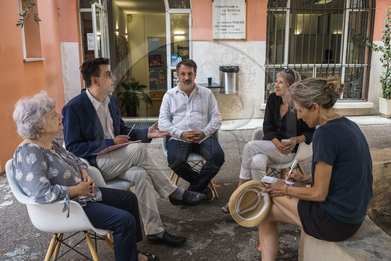 France, Alpes-Maritimes (06), Nice classée Patrimoine Mondial de l'UNESCO, le Vieux Nice, membres de la Semeuse, association d’éducation populaire créée en 1904