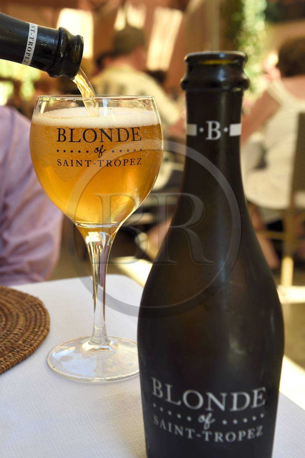 France, Var (83), Saint-Tropez, la bière locale appelée Blonde of Saint-Tropez