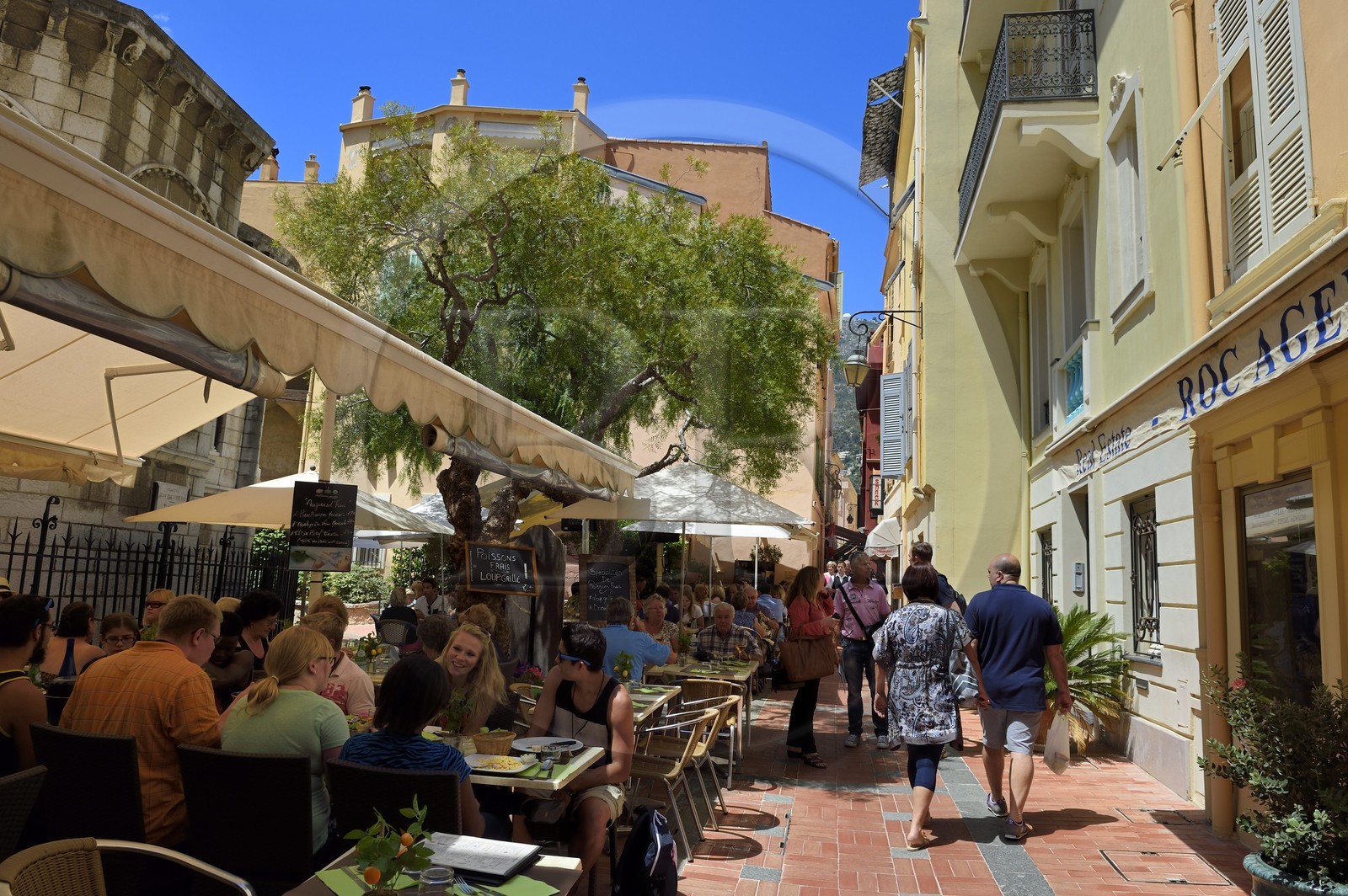 Principauté de Monaco, Monaco, la vieille ville sur le Rocher, place des Carmes