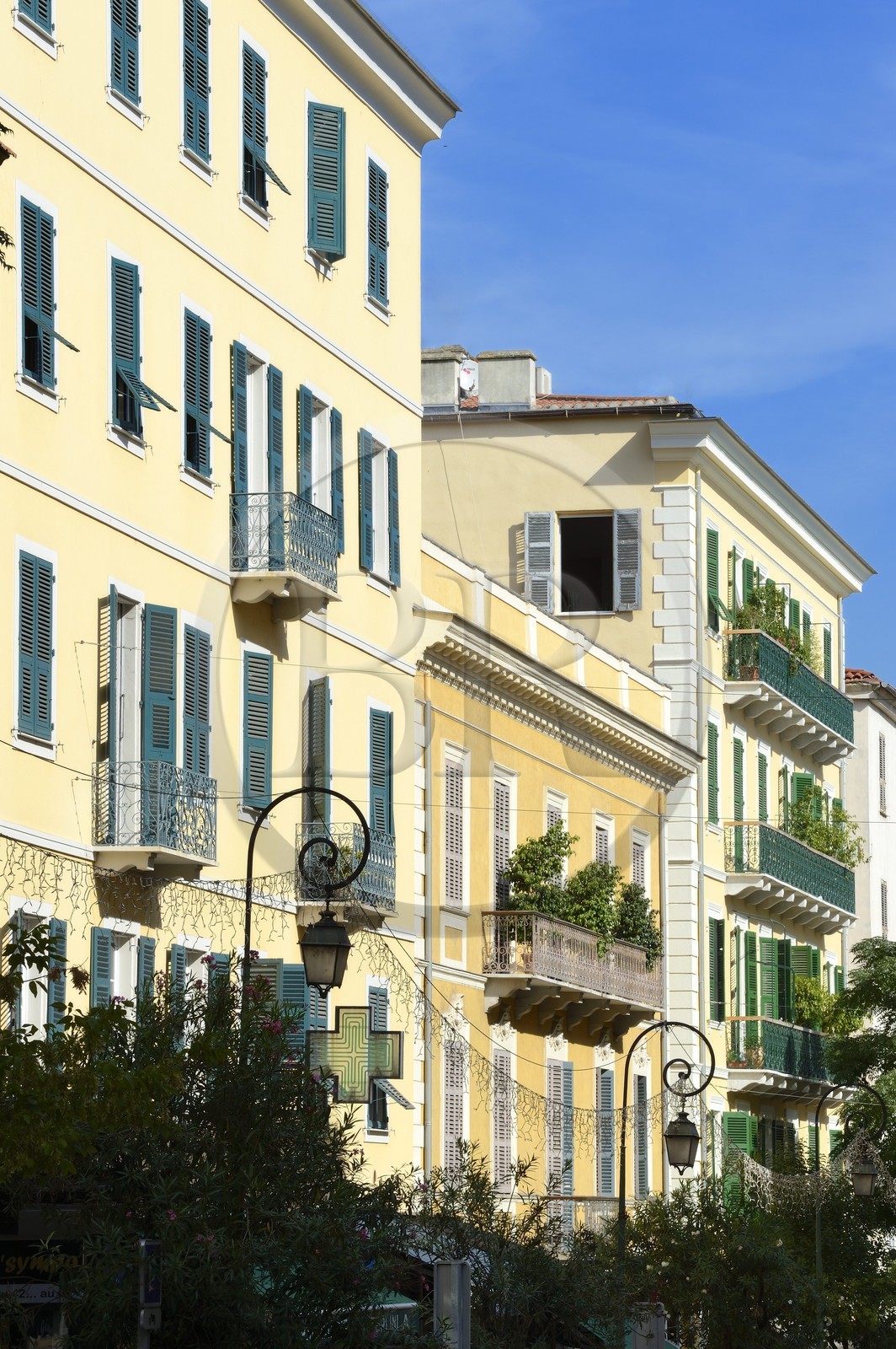 France, Corse-du-Sud (2A), Ajaccio, immeubles du Cours Napoleon