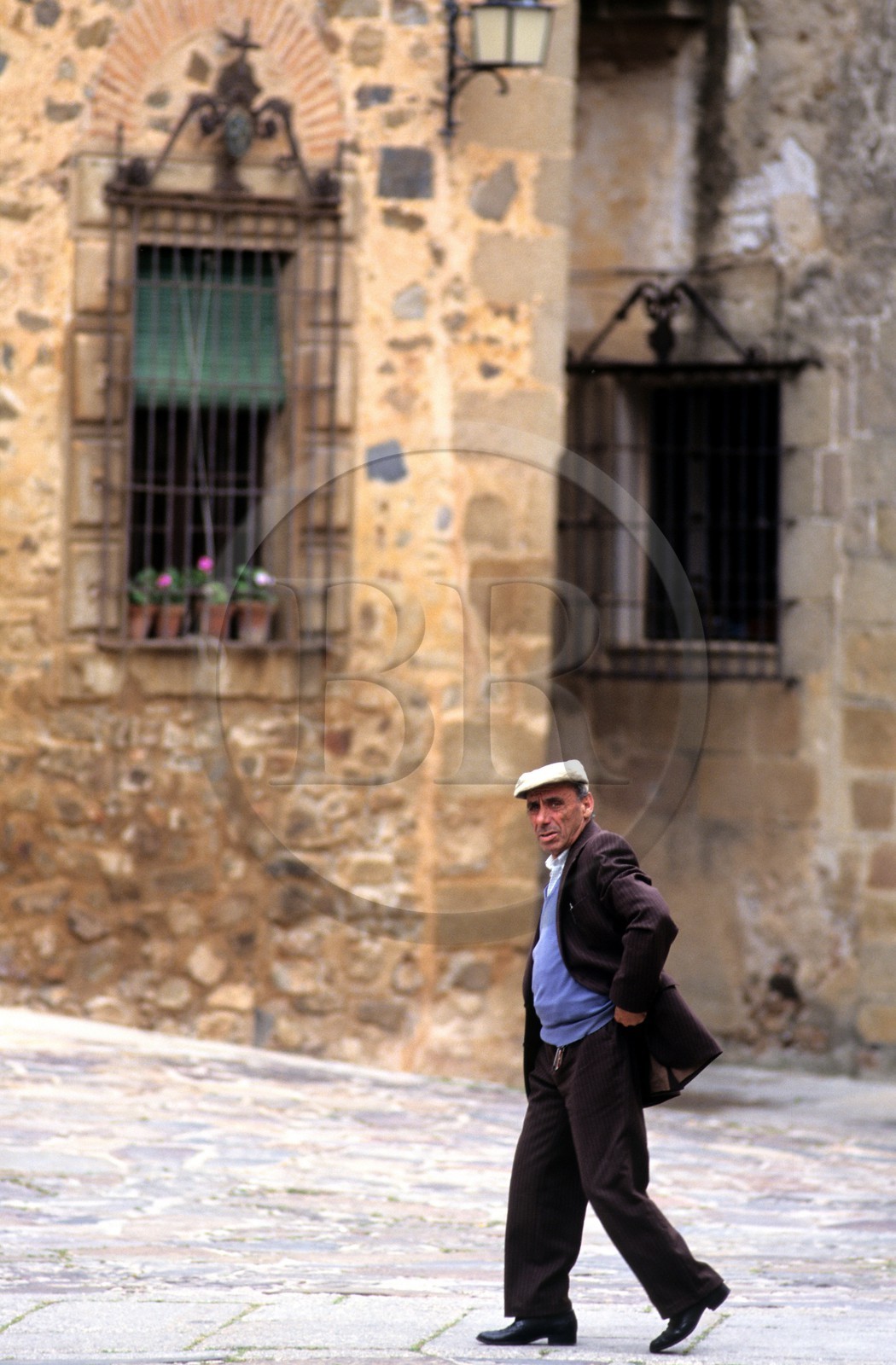 Espagne, Estrémadure, Caceres Plaza de St Maria dans la vieille ville