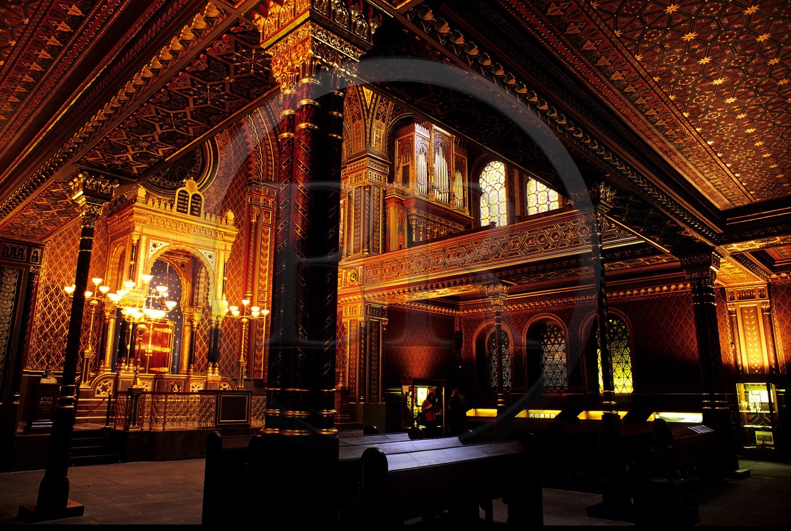 République Tchèque, Prague, Josefov, la synagogue espagnole