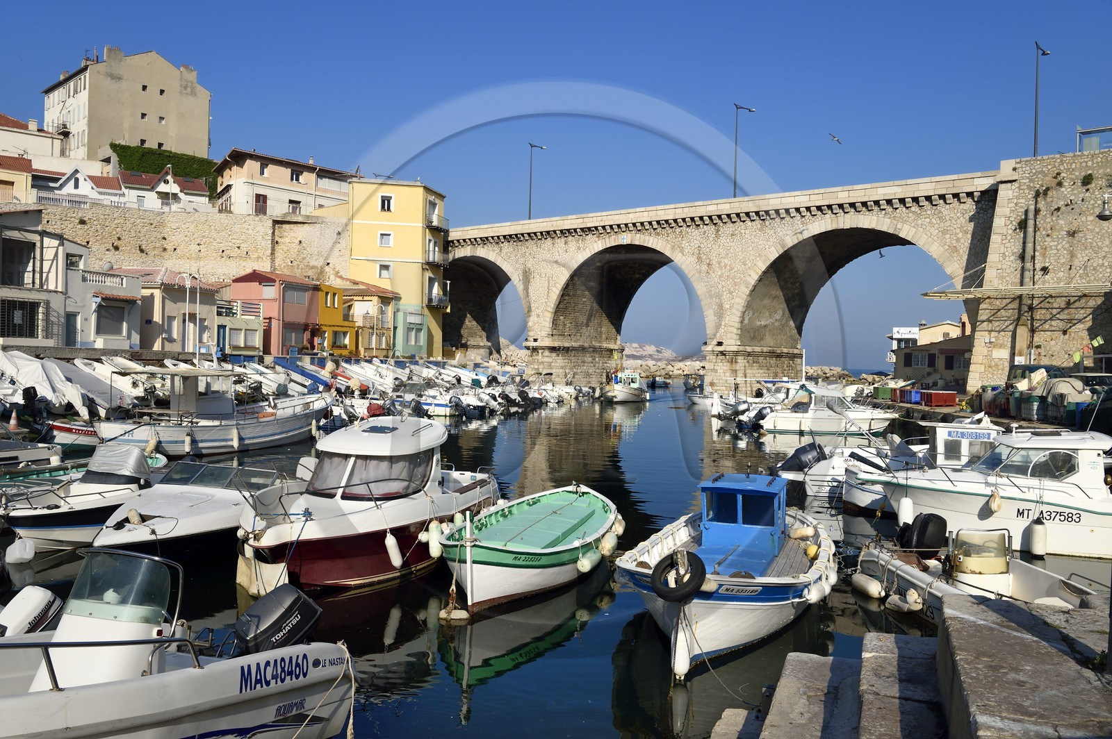 France, Bouches du Rhone, Marseille, Endoume district, Vallon des Auffes