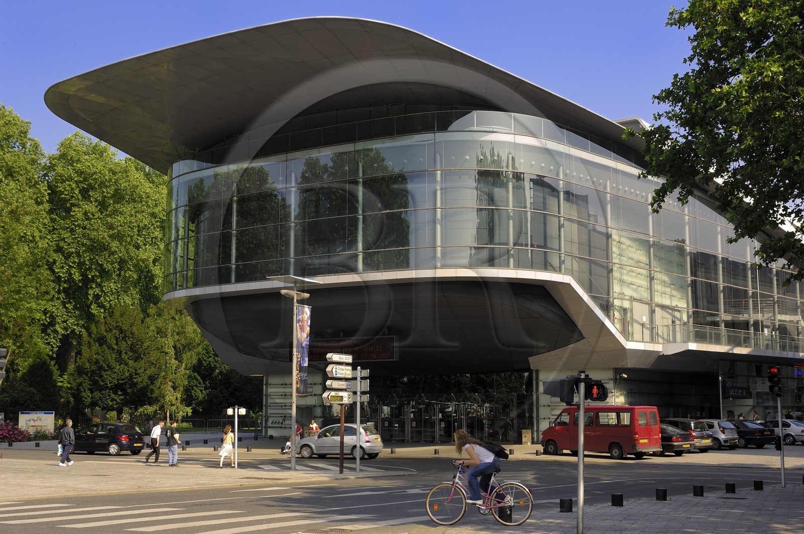 France, Indre et Loire (37), Tours, centre international de congrès de Tours Vinci conçu par Jean Nouvel et  Yves Brunier