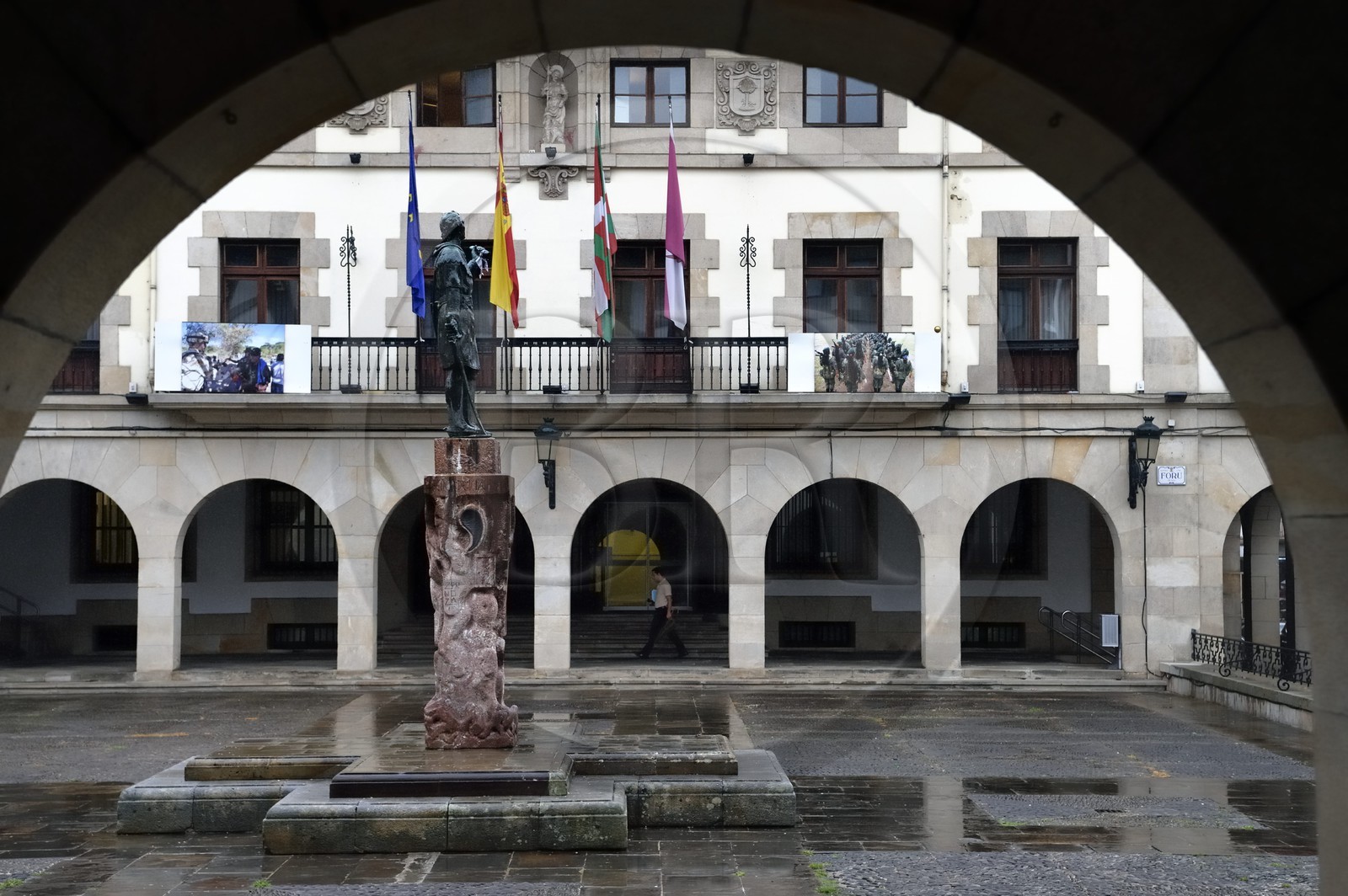 Spain, Basque Country, Biscay Province, Gernika-Lumo, the City Hall