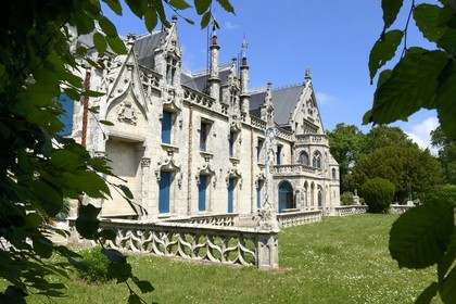 France, Finistere, Keriolet castle near Concarneau