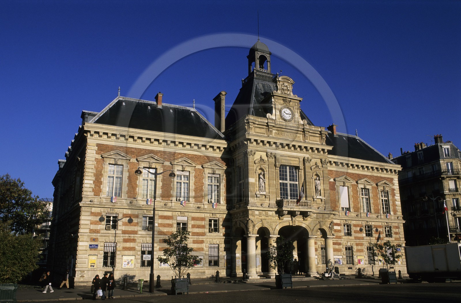 France, Paris 19ème (75), mairie du 19ème arr., place Armand Carrel