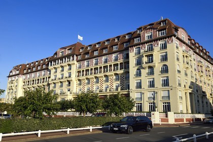 France, Calvados (14), Pays d'Auge, Deauville, l'Hotel Royal Barriere
