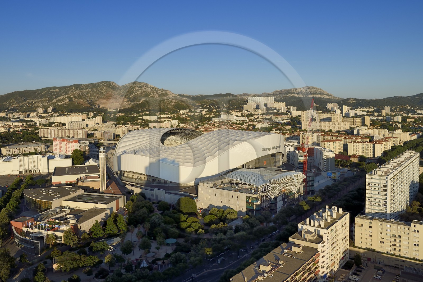 France, Bouches du Rhone, Marseille,  Rond Point du Prado district, the Stade Velodrome