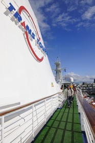 Islande, Reykjavik, le bateau de croisière Princess Danaé au port