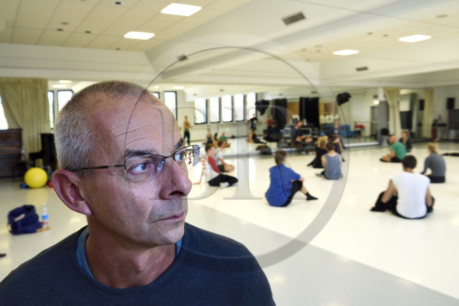 France, Pyrénées-Atlantiques (64), Pays-Basque, Biarritz, Palais des festivals et des congrès La Gare du Midi, Thierry Malandain directeur-chorégraphe du Malandain Ballet Biarritz