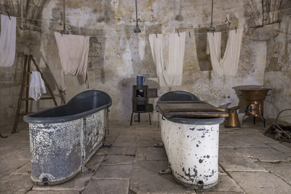France, Bouches-du-Rhône (13), Parc Naturel Régional des Alpilles, Saint-Rémy-de-Provence, monastère Saint-Paul-de-Mausole, l'asile psychiatrique historique la Maison de santé Saint-Paul où Van Gogh fût interné en 1889-1890