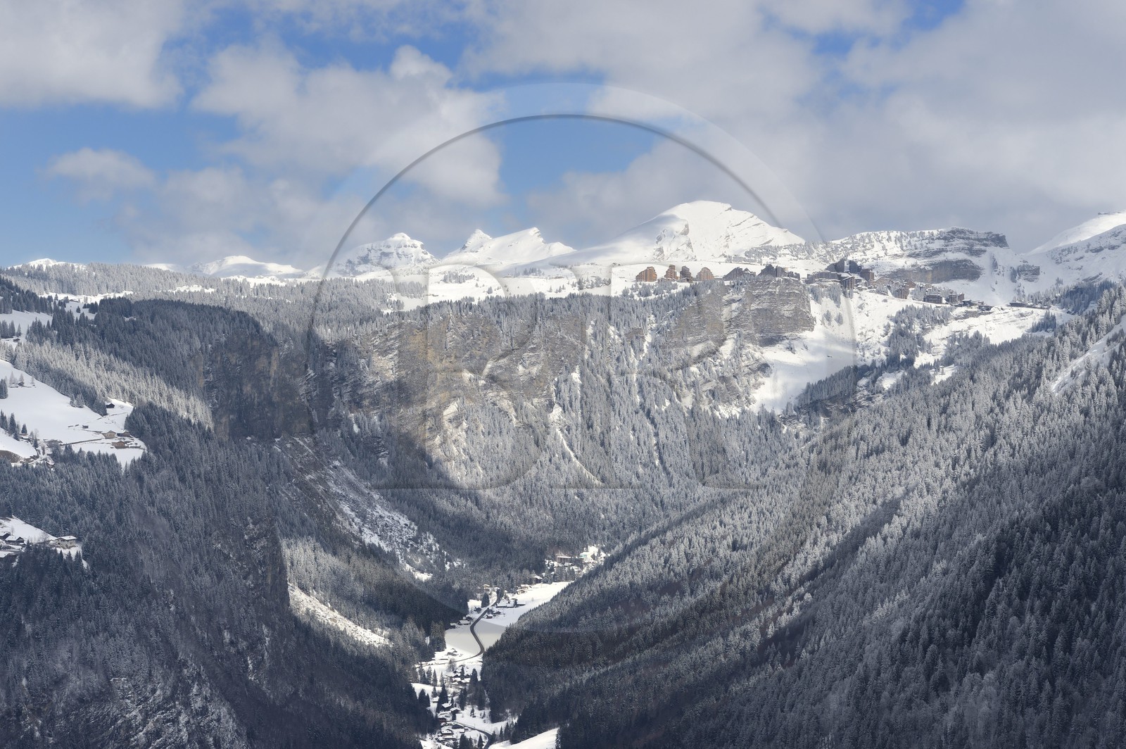 France, Haute-Savoie (74), Avoriaz sur les hauteurs de Morzine