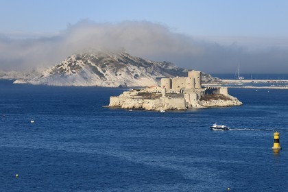 France, Bouches-du-Rhône (13), Marseille, Parc National des Calanques, Archipel des Iles du Frioul, le Chateau d'If