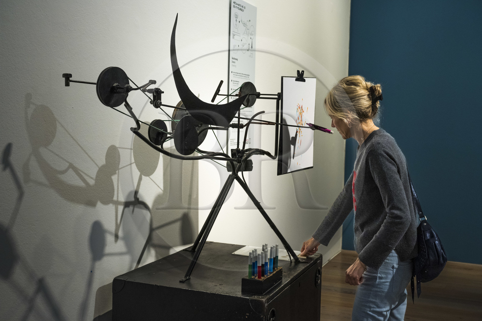 Suisse, Bâle, musée Tinguely, Méta-Matic No. 10, 1959 de Jean Tinguely