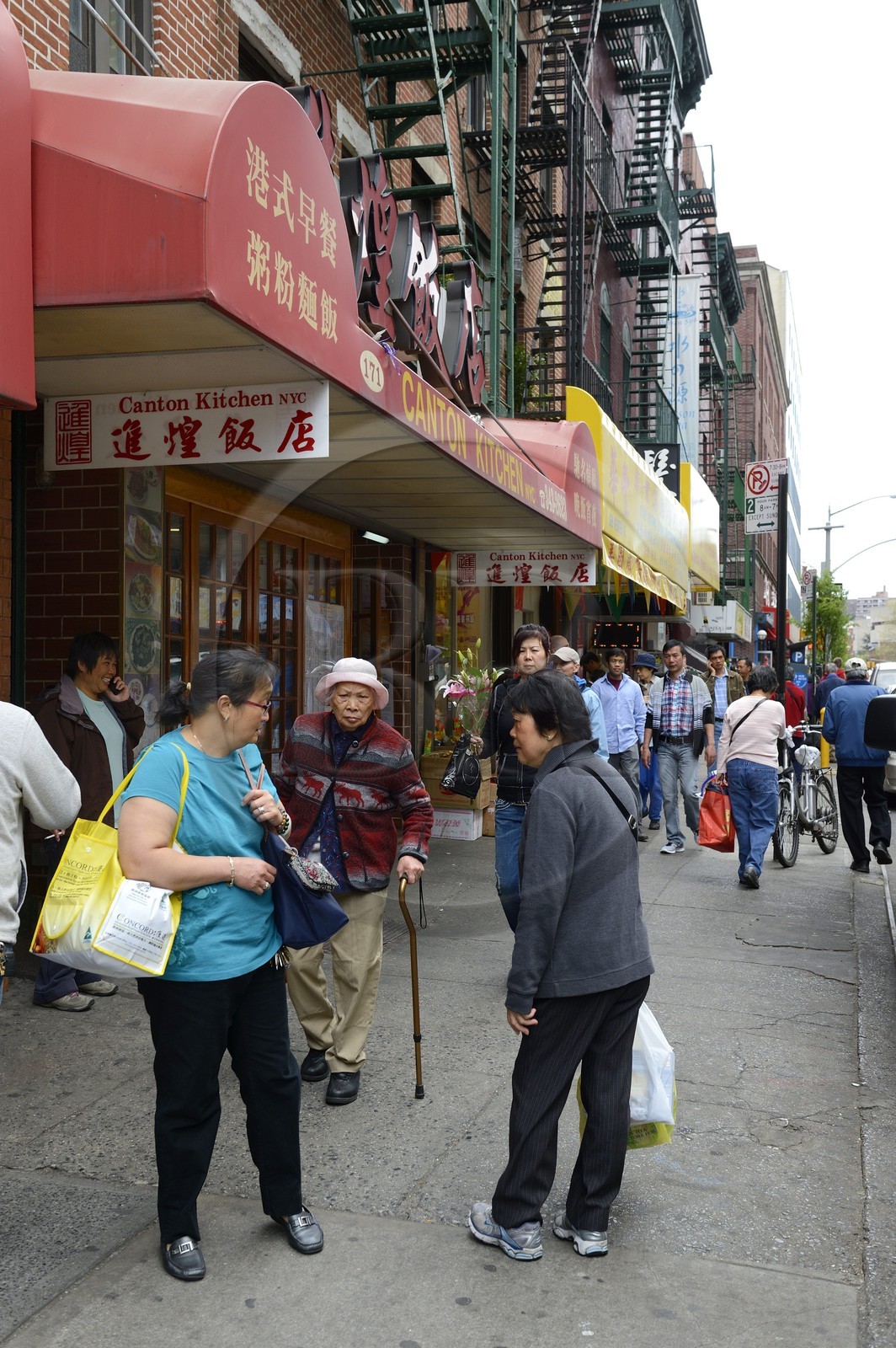 Etats-Unis, New York, Manhattan, Chinatown, commerces dans Hester Street
