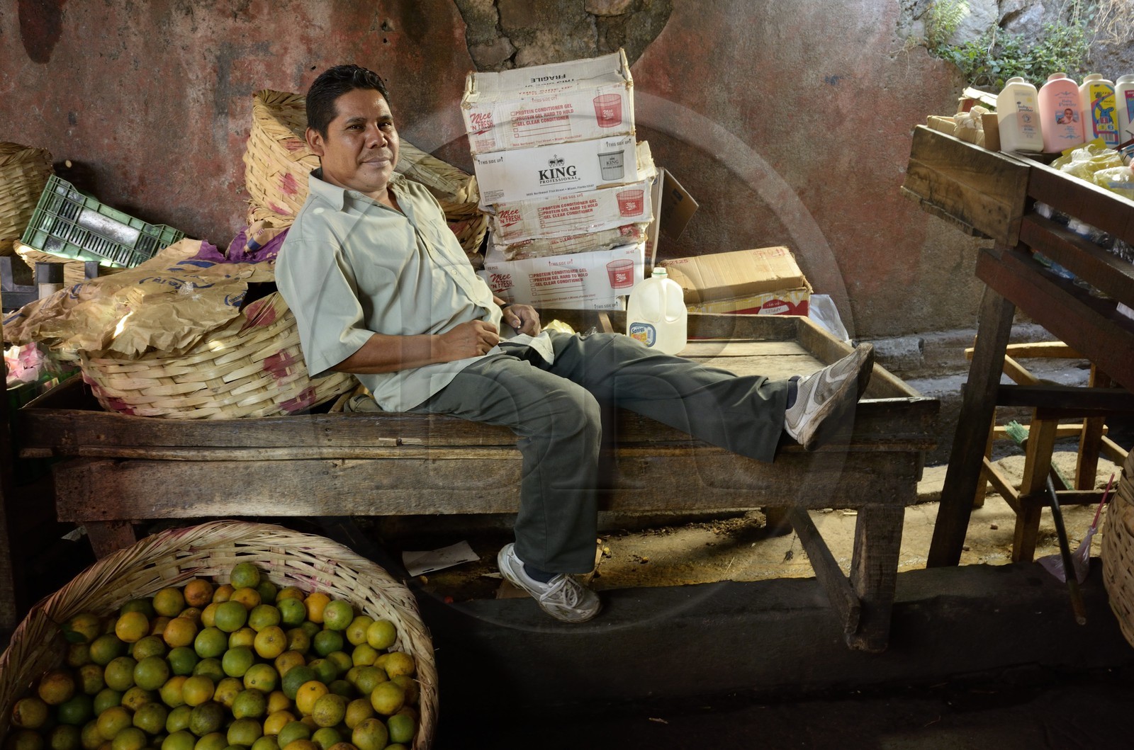 Nicaragua, Granada, marché central