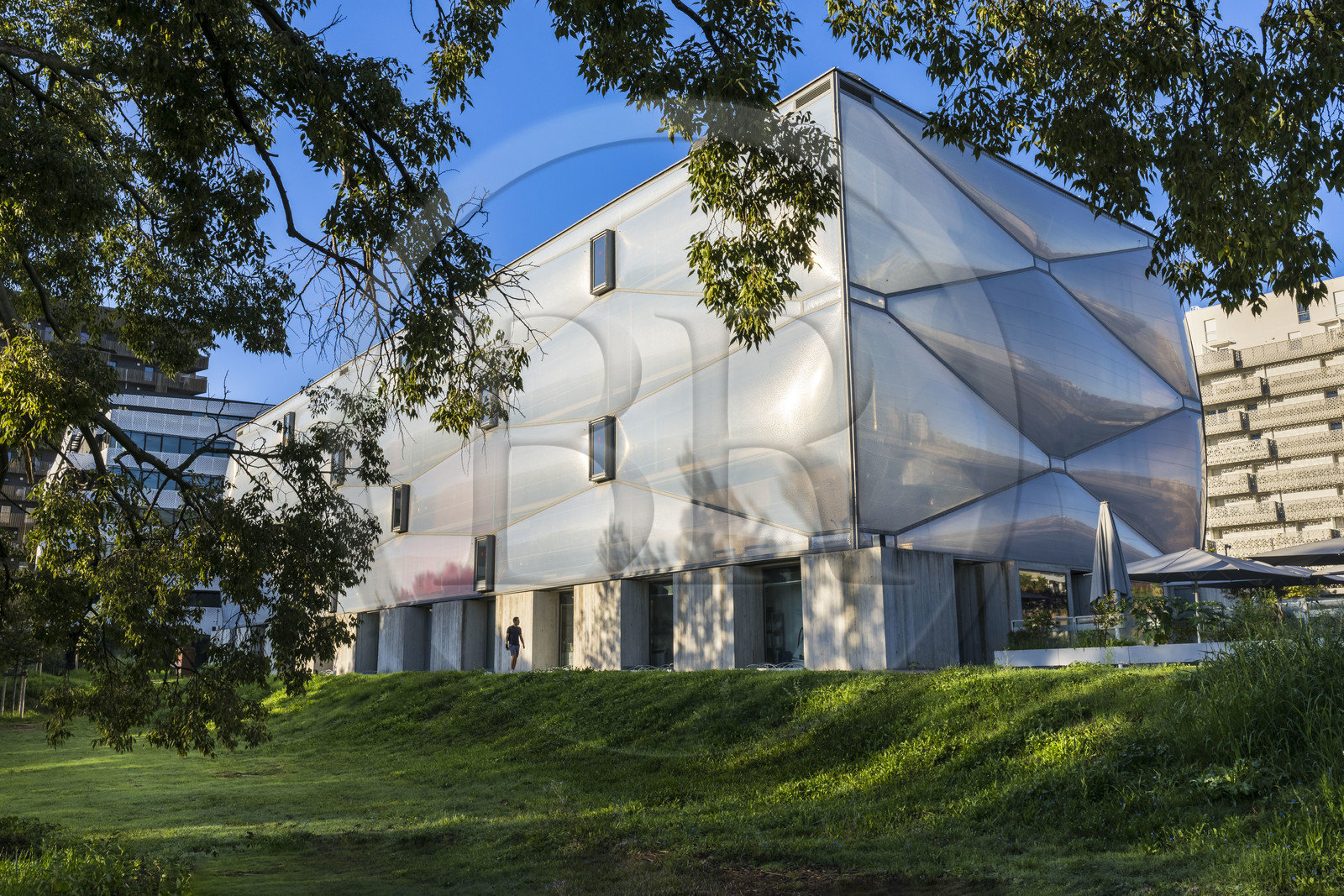 France, Herault, Montpellier, Port Marianne district, Le Nuage building by designer Philippe Starck on avenue Raymond Dugrand