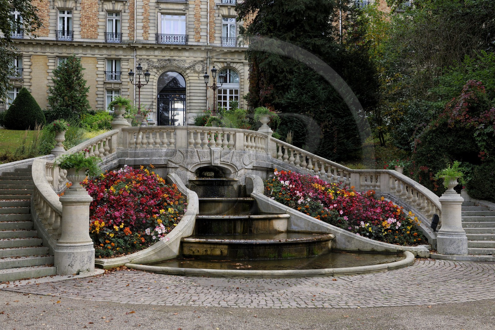 France, Vosges (88), Station thermale de Vittel, le Grand Hôtel propriété du Club Mediterranée