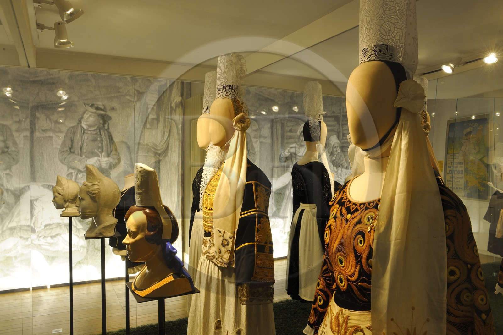 France, Finistère (29), Quimper, le musée départemental breton