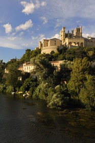 France, Hérault (34), Béziers, la cathédrale Saint-Nazaire